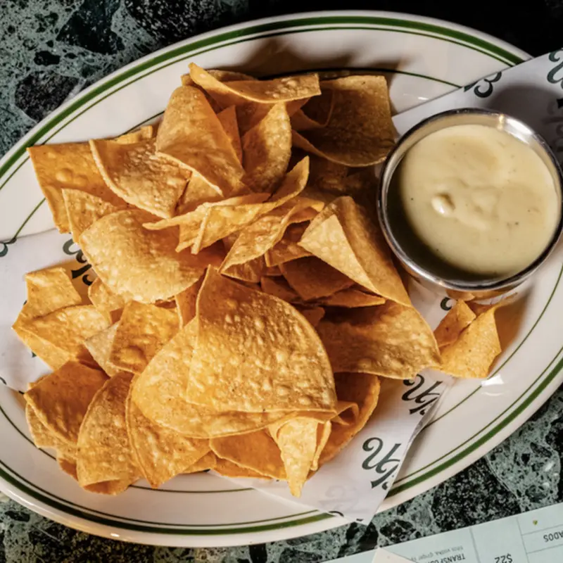 Beer Queso & Taco Ranch Chips. at Union Bear Denton
