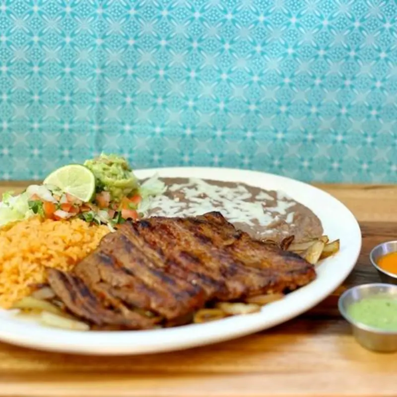 Carne Asada Plate at La Fondita 3969 teasley lane suite 1300