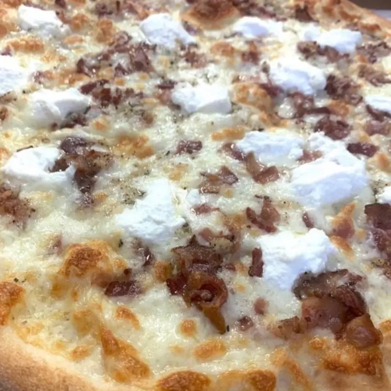 14" Bianca Deluxe (White) Pizza at Peppino's Pizza & Pasta 3731 W University Ave