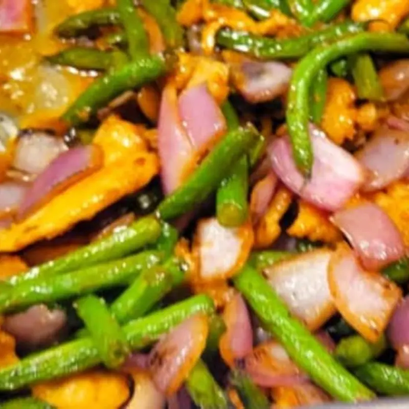 Chicken Green Beans at BAMBUU Asian Eatery Gainesville