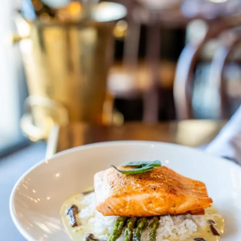SPRING SEARED SALMON