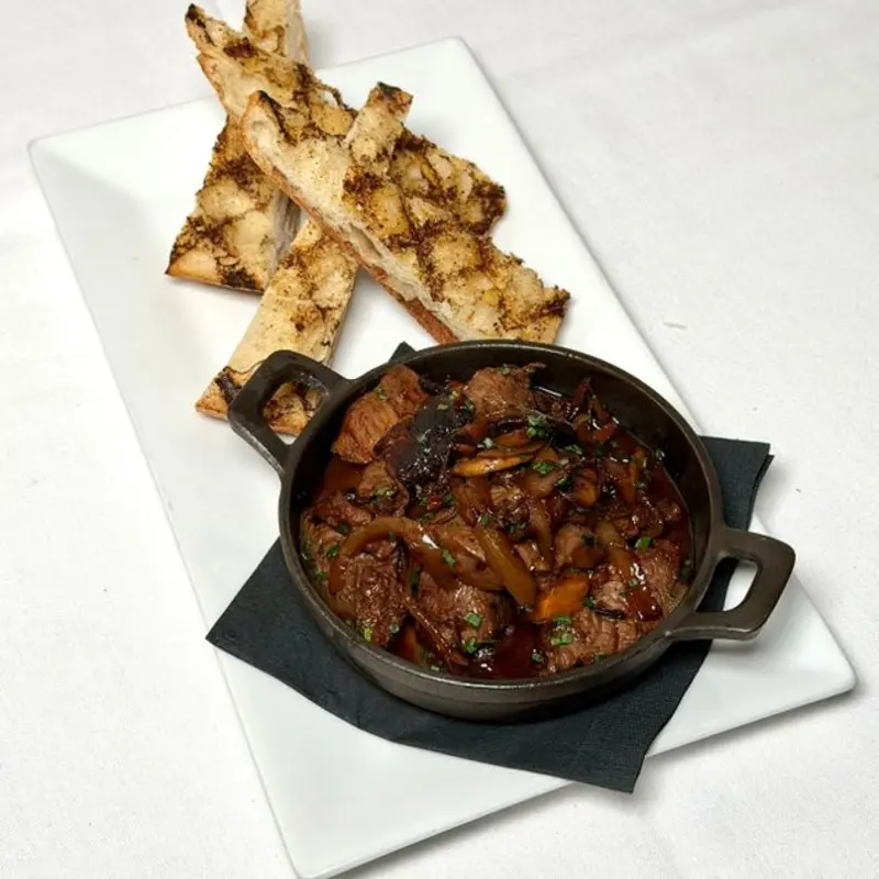 Honey & Bourbon Beef "Burnt Ends" at Savour Tallahassee