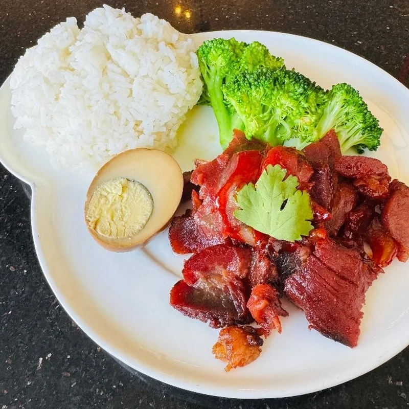 Roast Pork over Rice 叉烧饭 at Bund on Queens Blvd - Forest Hills