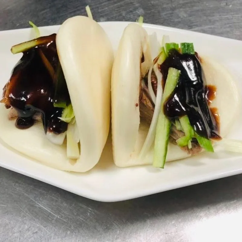 Roast Peking Duck Buns 2pcs 北京烤鸭包 at Bund on Queens Blvd - Forest Hills