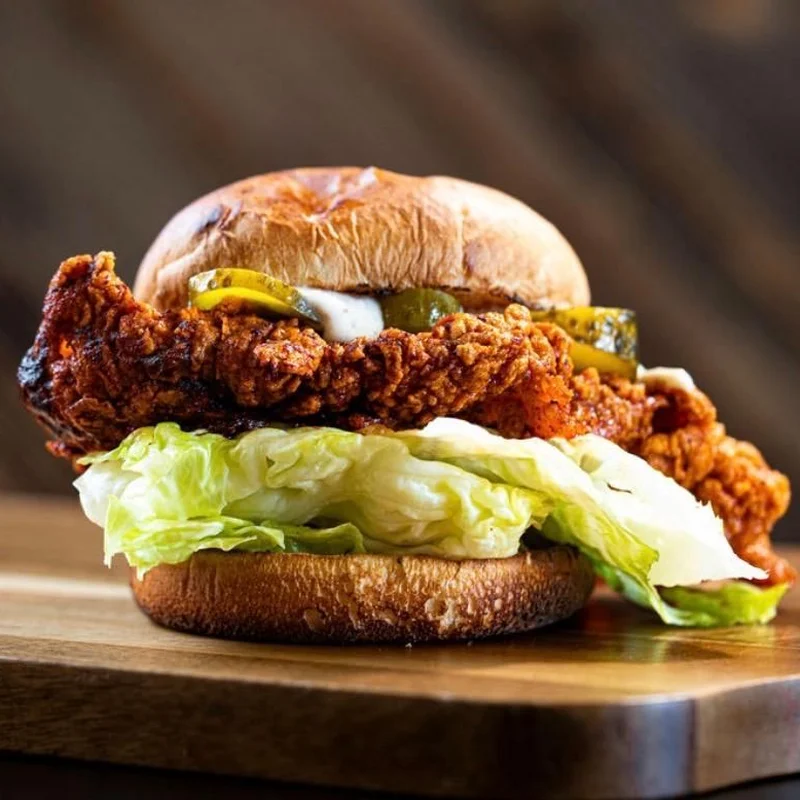 Nashville Hot Crispy Chicken Sandwich at Burger Spot - Queens