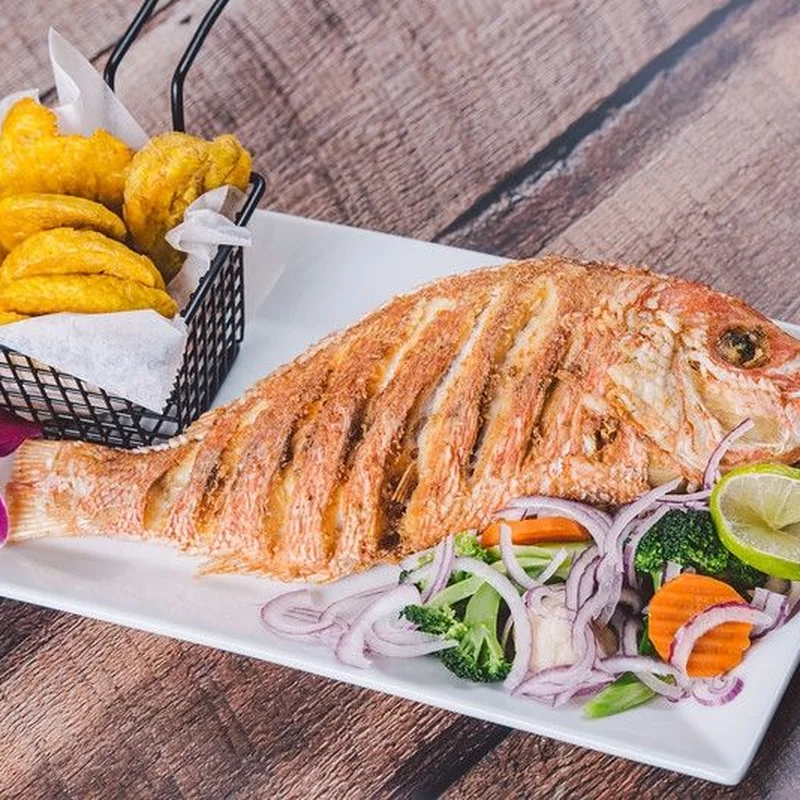 Pargo Rojo at Caridad Restaurant Corona