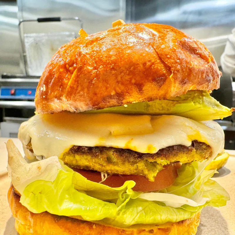 Vegetarian Burger at Florence Restaurant Bar