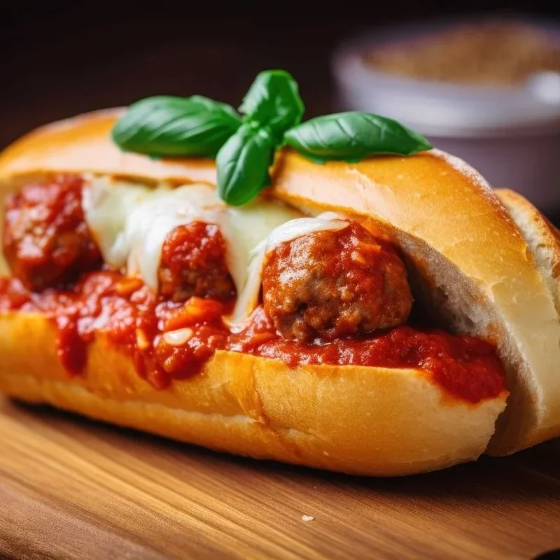 Meatballs at Singas Famous Pizza