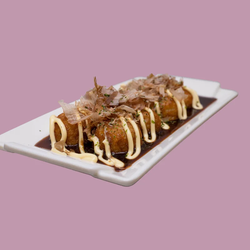 (A) Takoyaki 8 pcs at Yaya Tea Elmhurst